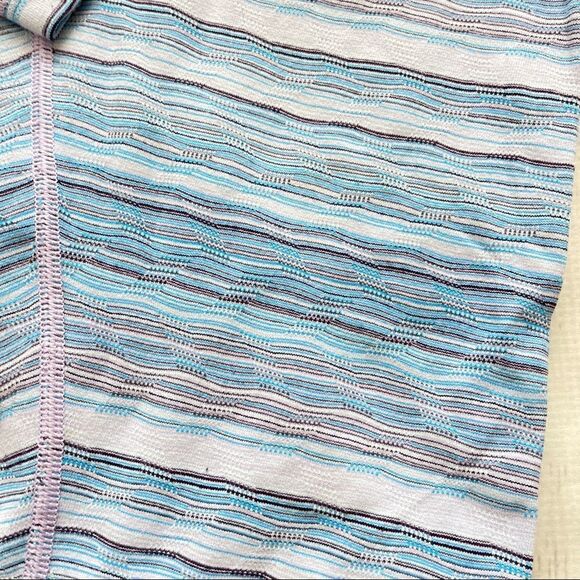 Lululemon wunder under pant (hi-rise) 29” in wave twist lilac caspian blue Sz 6 - Picture 5 of 8